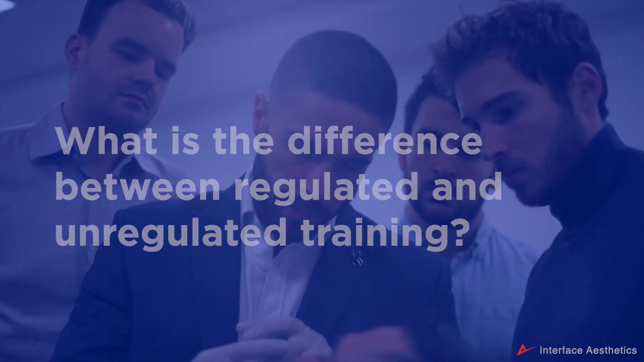 Regulated and unregulated training courses in medical aesthetics? Dr James Olding