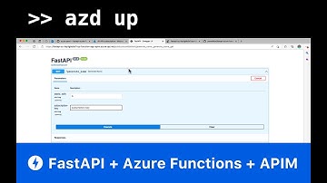Deploying FastAPI app to Azure Functions + API Management