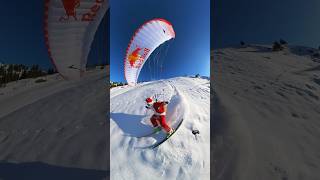 POV: Santa’s hustling for Christmas 🎄#Insta360 #christmas #santa #speedflying #holiday #shorts #fyp