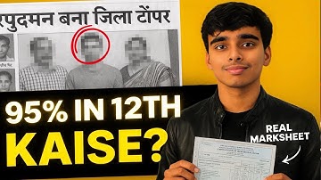 How to SCORE 95 Percent in Class 12 | CBSE Class 12 Boards Strategy #cbse #class12 