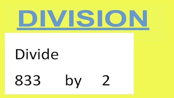 Divide     833      by     2
