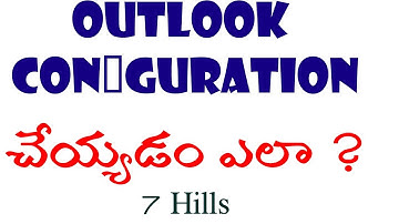 Outlook configuration in telugu