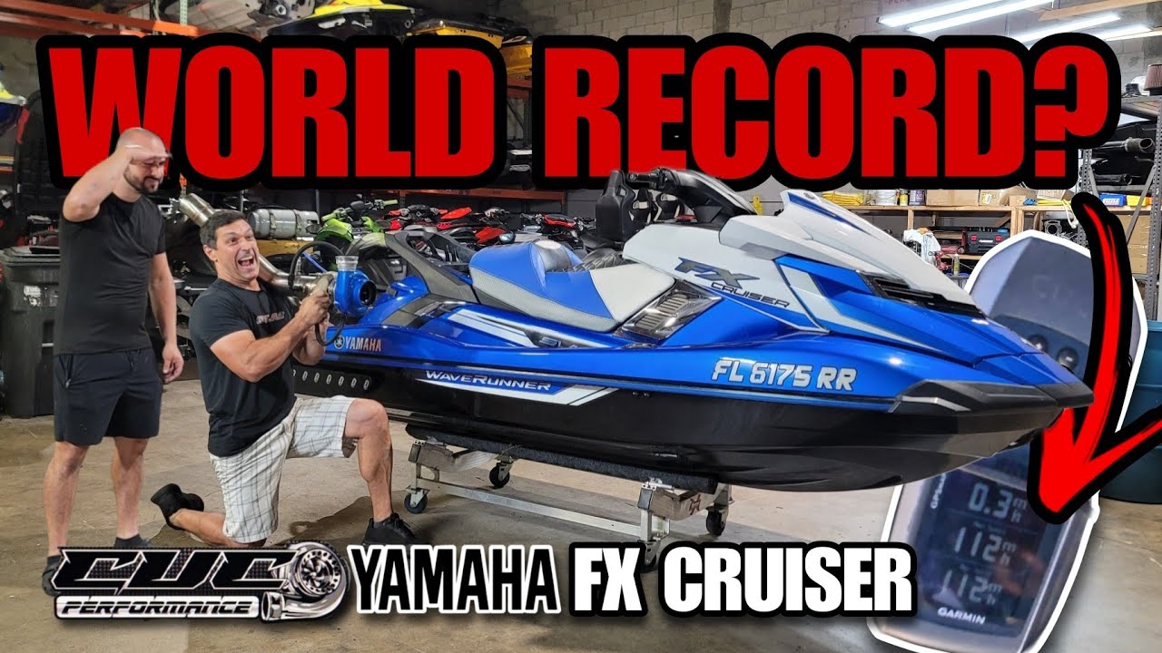Fastest Yamaha FX Cruiser on the PLANET. NEW WORLD RECORD! | Cuco Performance Built