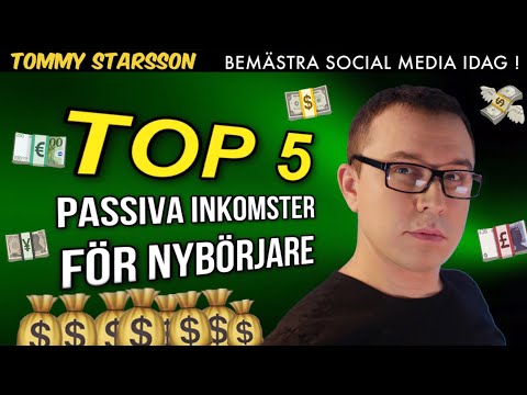 Video: 6 Sätt Att Skapa Passiv Inkomst