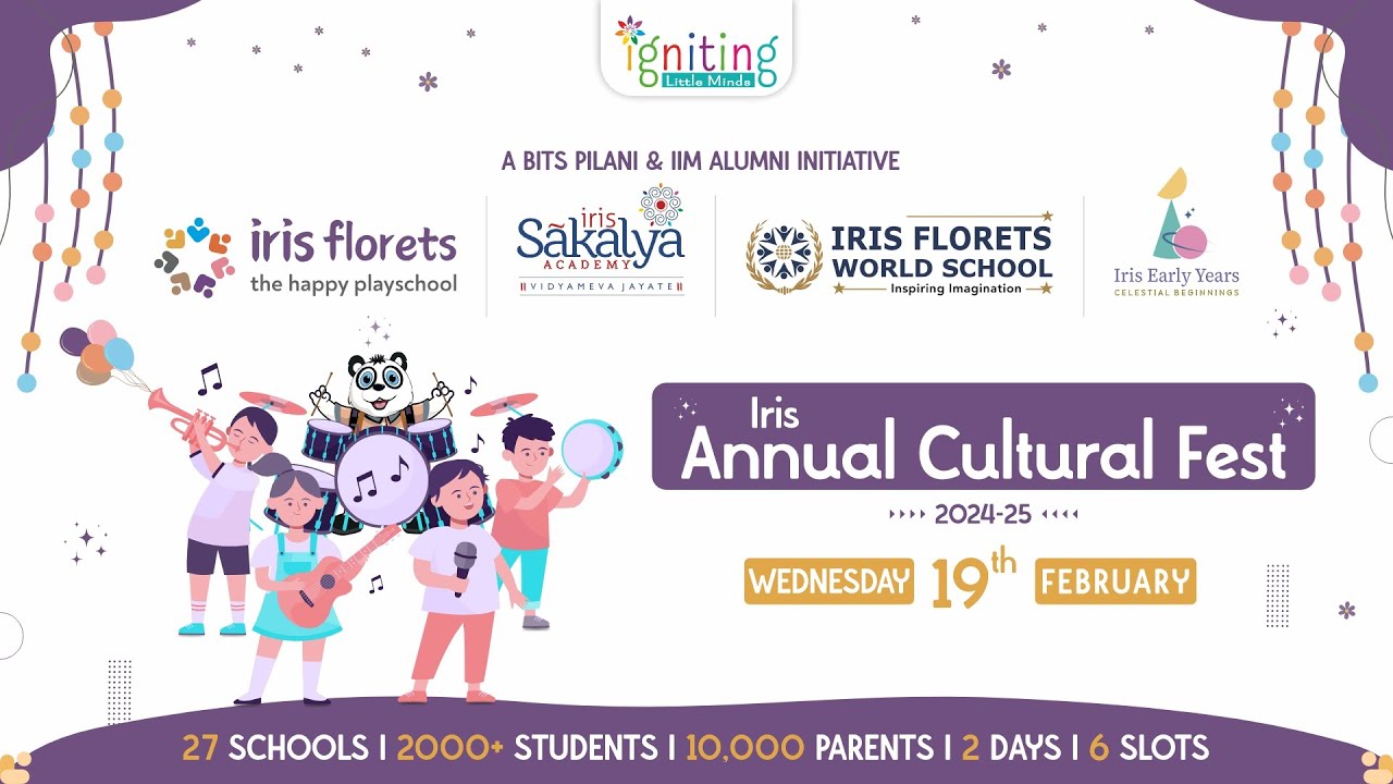 Iris Florets Annual Cultural Fest 2024-2025 Day 2| Igniting Little Minds with Creativity & Joy!