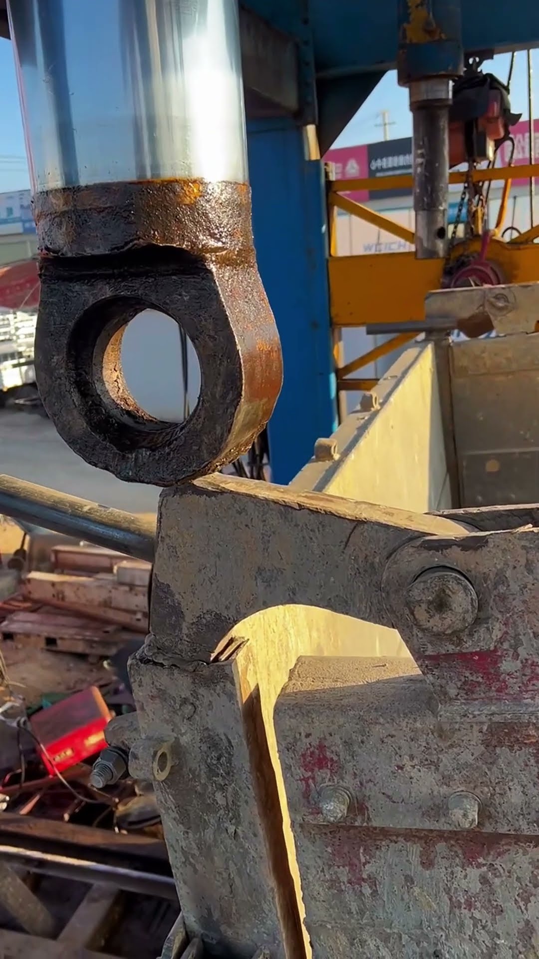 Carriage deformation correction process- Good tools and machinery make work easy