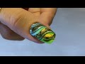 Змея на ногтях. Дизайн ногтей змея. Рисунок кошачьим глазом.