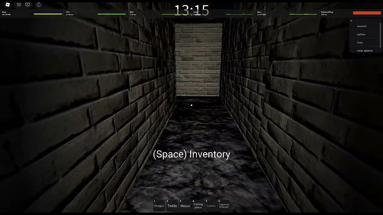 ESCAPING through  DOOR ENDING IN GRANNY CHAPTER 1 SLENDRINA ending [roblox version]