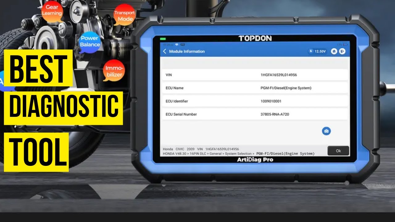 Best Car Diagnostic Tool TOPDON ArtiDiag Pro Automotive Vehicle Obd2 Scanner tool YouTube