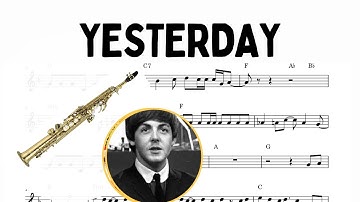 YESTERDAY SOPRANO SAX  SOLO Sheet Music