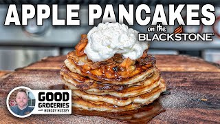 The Fluffiest Apple Pancakes | Blackstone Griddle Recipes