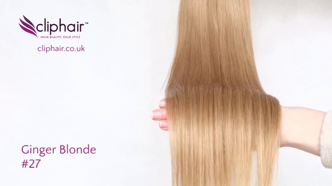 5. Blonde and ginger hair extensions - wide 7