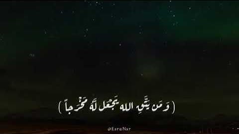 آيات من سورة الطلاق بصوت القارئ رعد محمد الكردي 🤍. حالات واتس || قرآن كريم