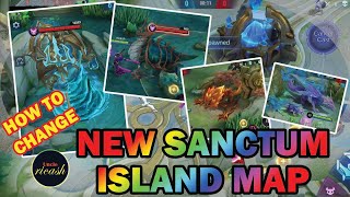 How to change New Sanctum Island map 2022 | New Map Mobile Legends | New Lord & New Turtle MLBB