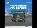 Stay charged with Hyundai HX Series Gasoline Generators