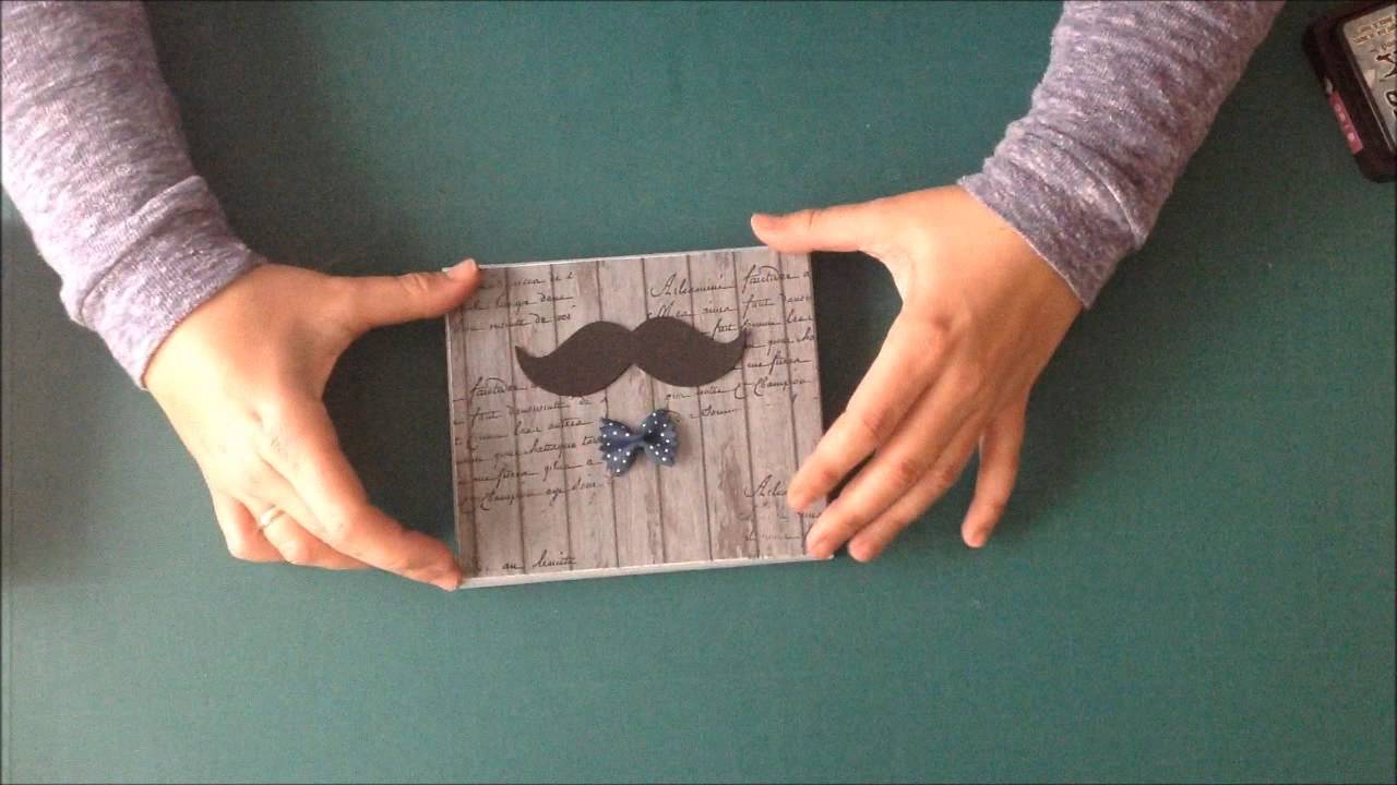 Caja de madera dia del padre - YouTube