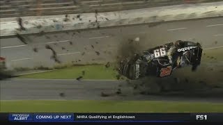 Includes: restart, "battle for win", a huge crash and subsequent
replays together etc