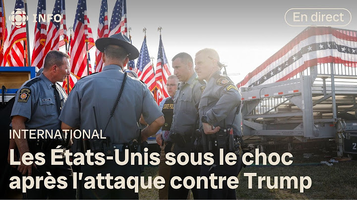Au lendemain de l'attaque contre Donald Trump : revoyez notre émission spéciale