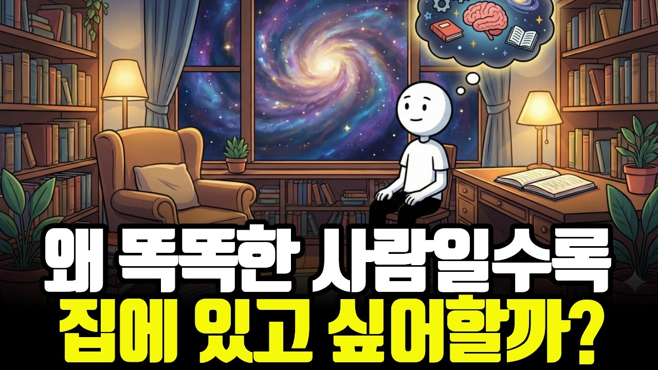 왜 똑똑한 사람일수록 집에 있고 싶어할까? (뇌과학이 밝혀낸 이유)