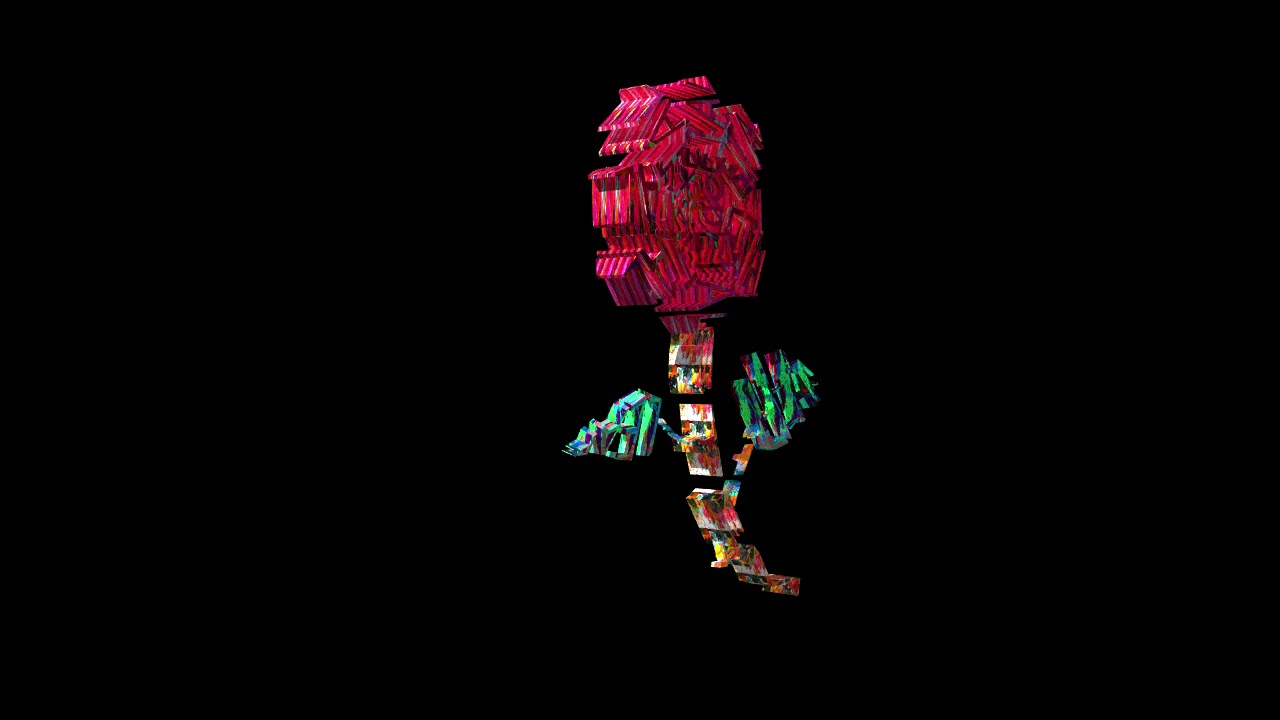 THE FLOWER: TEXT ART SERIES