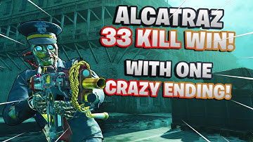 33 KILL ALCATRAZ WIN! With One CRAZY ENDING! | CoD Blackout