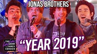Jonas Brothers - Year 2019 (Clean Lyrics - feat. James Corden