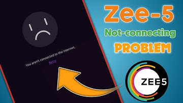 How to solve zee5 not connecting problem // You aren