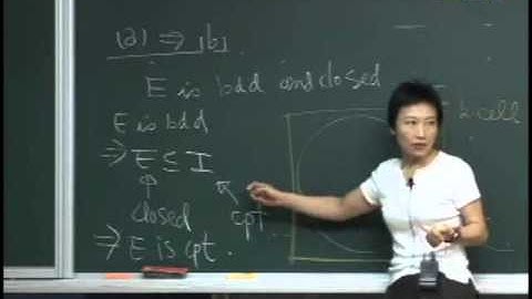 Lec09 高等微積分(一) 第二章 Basic Topology