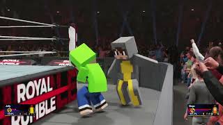 Jelly vs. Slogo Minecraft 2k Wrestling Match! (jellySlogoCrainer)