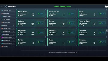 Tally XML Inegration - Tally Settings Offline