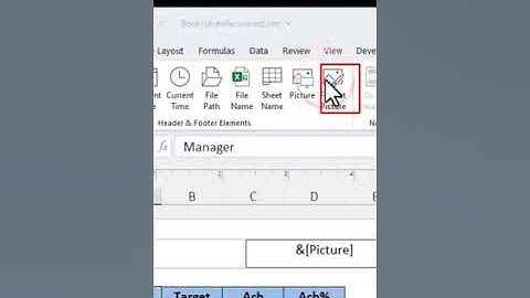 #shorts | How to Insert Image Watermark in MS Excel