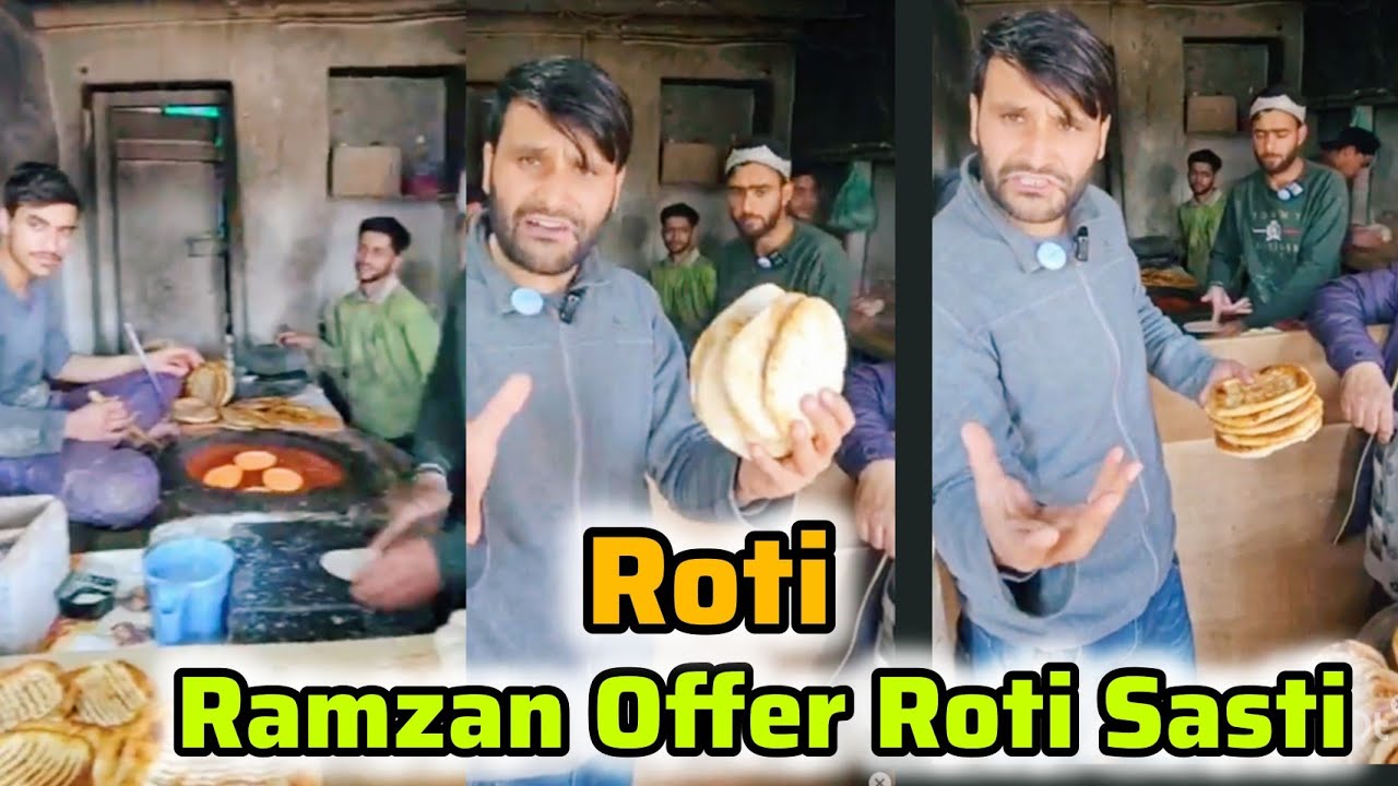Ramzan Special Choti Roti Baaran aur badhi roti chay khali 50 Rupees ...