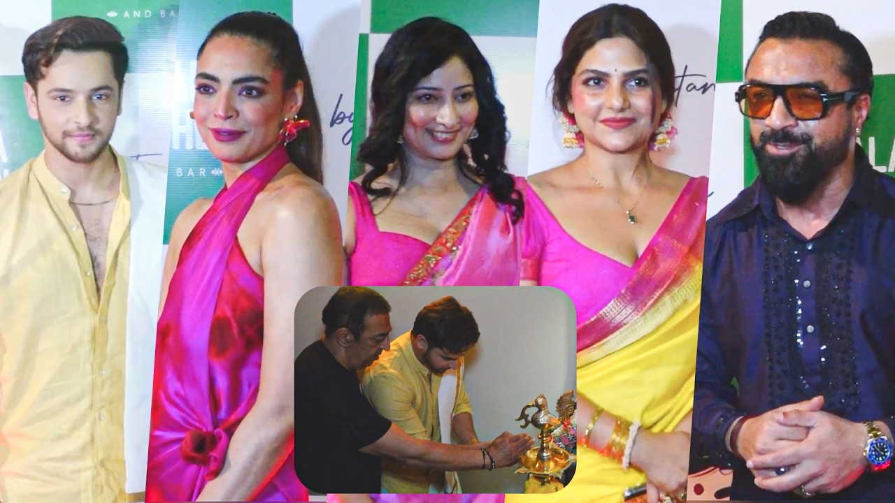 Vindu Dara Singh, Ajaz Khan, Niharica Raizada, Hema Sharma & More - Restaurant Launch In Juhu Mumbai