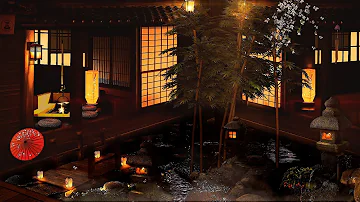 Relaxing Japanese Zen Music - Japanese Indoor Garden - Water Sounds with  Song for Sleep, Study