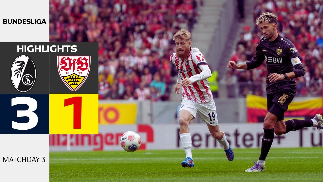 Freiburg vs VfB Stuttgart | 3-1 | Highlights | Bundesliga 2025-26 | freiburg stuttgart