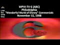 WPVI-TV 6 (ABC) Commercials | 11/15/1998