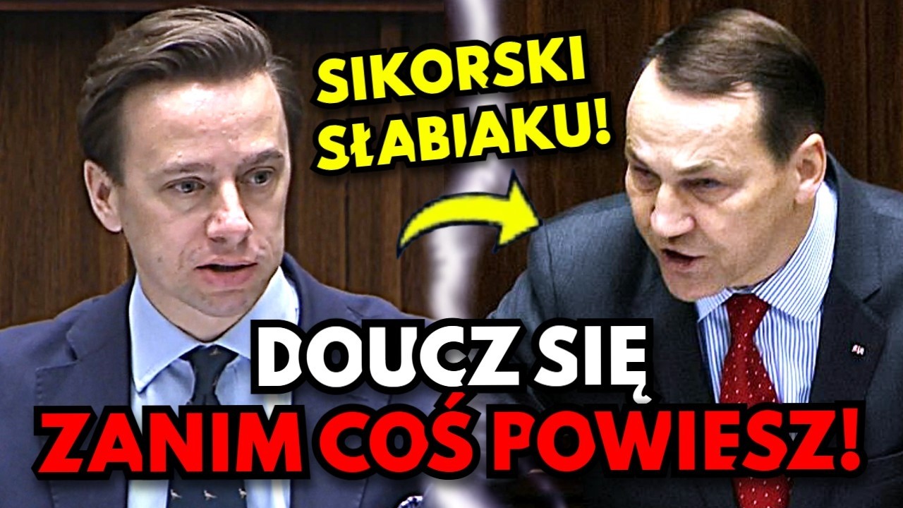 BOSAK MERYTORYCZNIE ZGRUZOWAŁ EXPOSE SIKORSKIEGO W SEJMIE!