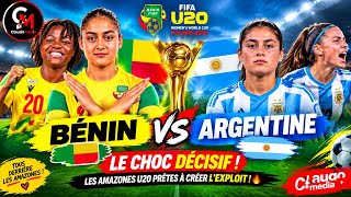 BÉNIN 🇧🇯 – ARGENTINE 🇦🇷 : LE CHOC DÉCISIF ! LES AMAZONES U20 PRÊTES À CRÉER L’EXPLOIT AU MONDIAL 😱⚽🏆