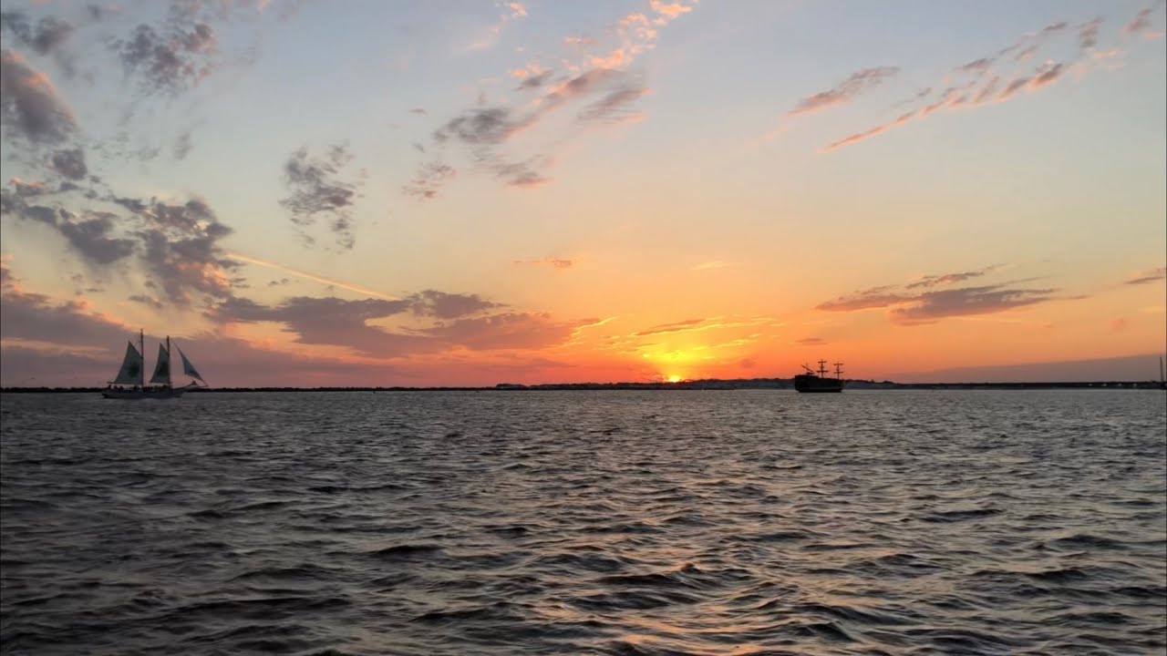 Dolphin tour and SUNSET CRUISE  Destin Florida - Family of Four - winter time