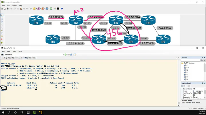 BGP Best Path - Multipath Load Sharing