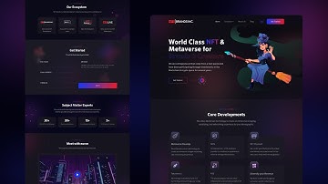 NFT Brands Redesign Landing Page. | Landing page design with Figma | UI design 2022 with IT+(Plus)
