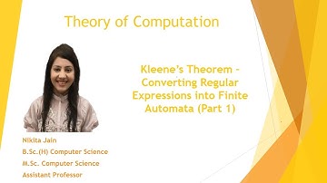 L- 3.7 :Convert Regular Expressions to Finite Automata Union , Concatenation , Kleene Closure Part 1