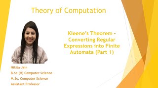 L- 3.7 :Convert Regular Expressions to Finite Automata Union , Concatenation , Kleene Closure Part 1