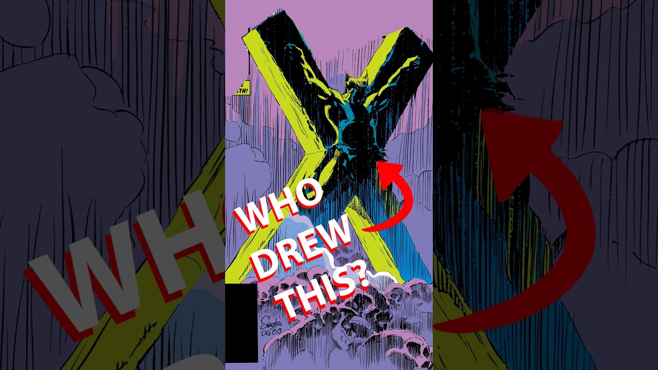 Who drew one of X-Men's most iconic cover? #marvel #art #fyp #deadpoolandwolverine #comics #xmen