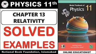 Numerical Examples | Chapter 13 | Relativity | Physics 11th | National Book Foundation 2025 Content