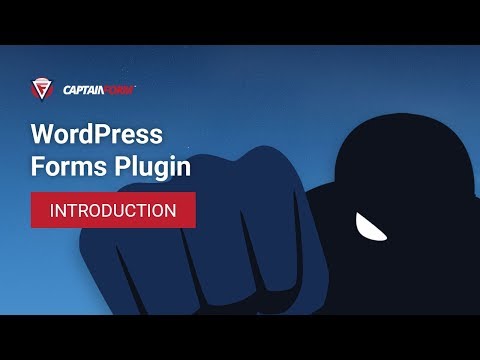 Introducing CaptainForm - A WordPress Forms Plugin
