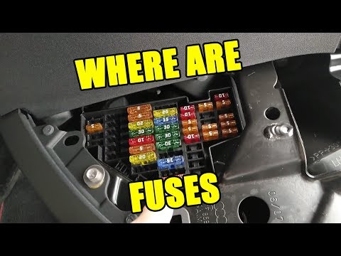 How to Diagnose Fuses in Audi TT Mk2 Check Fuse Locatons