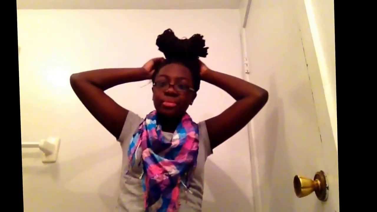 How To Make A Bow With Box Braids Youtube