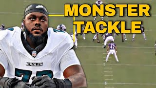 Analyzing Eagles RT Markel Bell s Tape vs Ravens