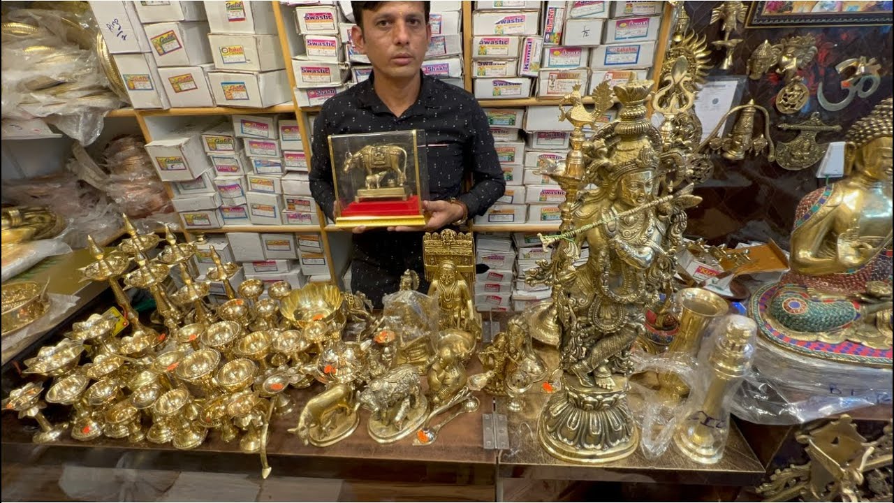 Chickpet Bangalore wholesale Brass Pooja items & decoration items